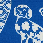 Schumacher 178550 Hellene Blue fabric swatch