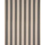 Schumacher 85042 Hemlock Stripe Graphite fabric swatch