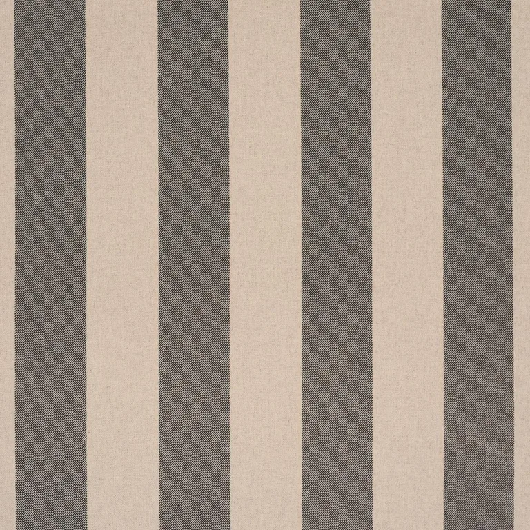 Schumacher 85042 Hemlock Stripe Graphite fabric swatch