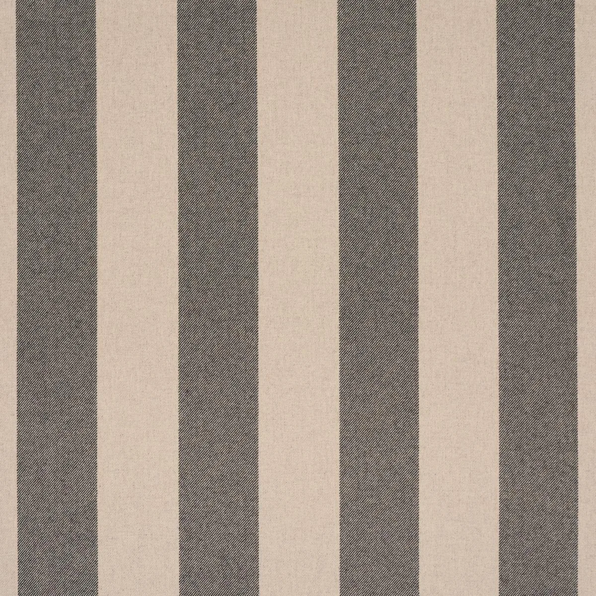 Schumacher 85042 Hemlock Stripe Graphite fabric swatch