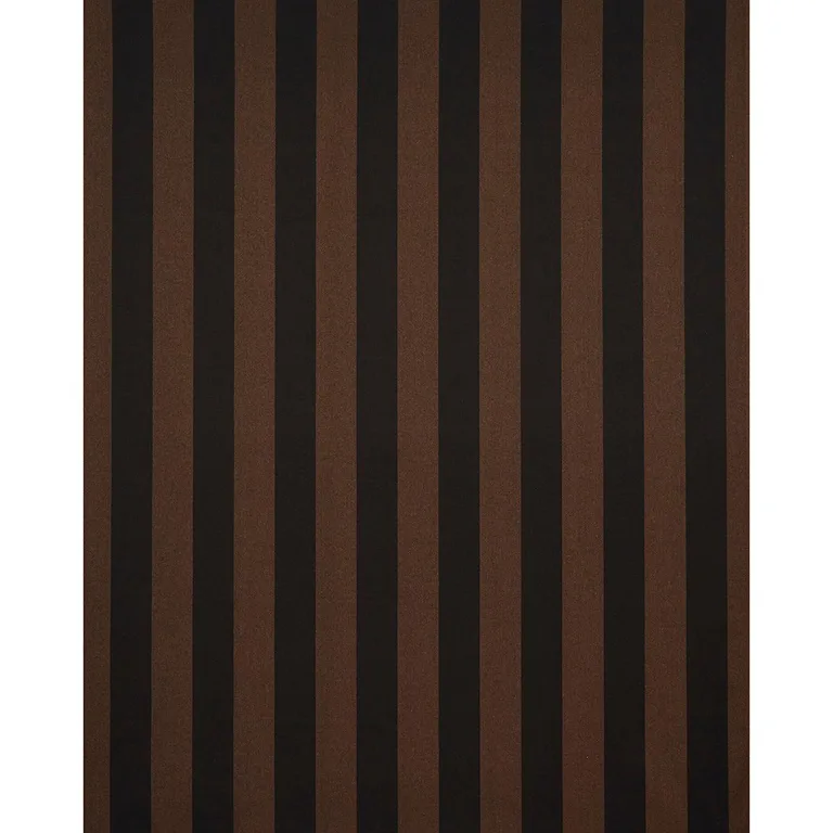 Schumacher 85041 Hemlock Stripe Java fabric swatch