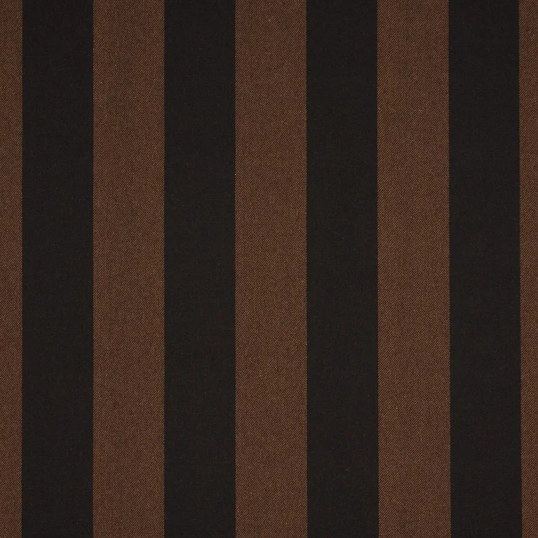 Schumacher 85041 Hemlock Stripe Java fabric swatch