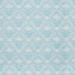 Schumacher 76160 Hendrix Embroidery Blue fabric swatch