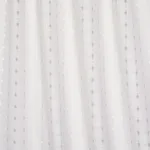 Schumacher 81950 Henri Wool Mohair Sheer Ivory fabric swatch
