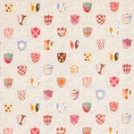 Schumacher 180160 Heraldic Sprezzatura fabric swatch