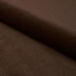 Schumacher 80475 Hermine Virgin Wool Chocolate fabric swatch