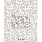 Schumacher 83812 Hibiscus Black & White fabric swatch