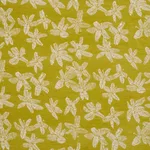 Schumacher 83814 Hibiscus Citron Vert fabric swatch