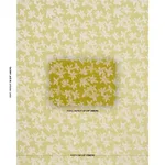 Schumacher 83814 Hibiscus Citron Vert fabric swatch