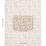Schumacher 83813 Hibiscus Mistral Sand fabric swatch