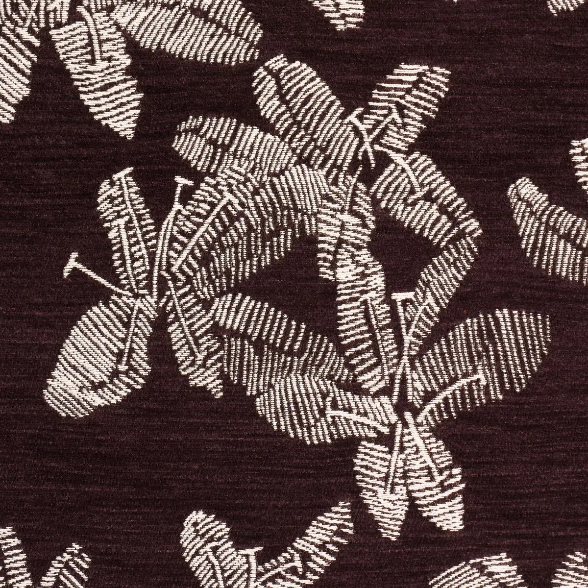 Schumacher 83811 Hibiscus Plum fabric swatch