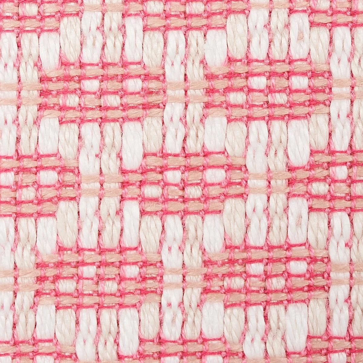 Schumacher 76655 Hickox Indoor/Outdoor Coral fabric swatch