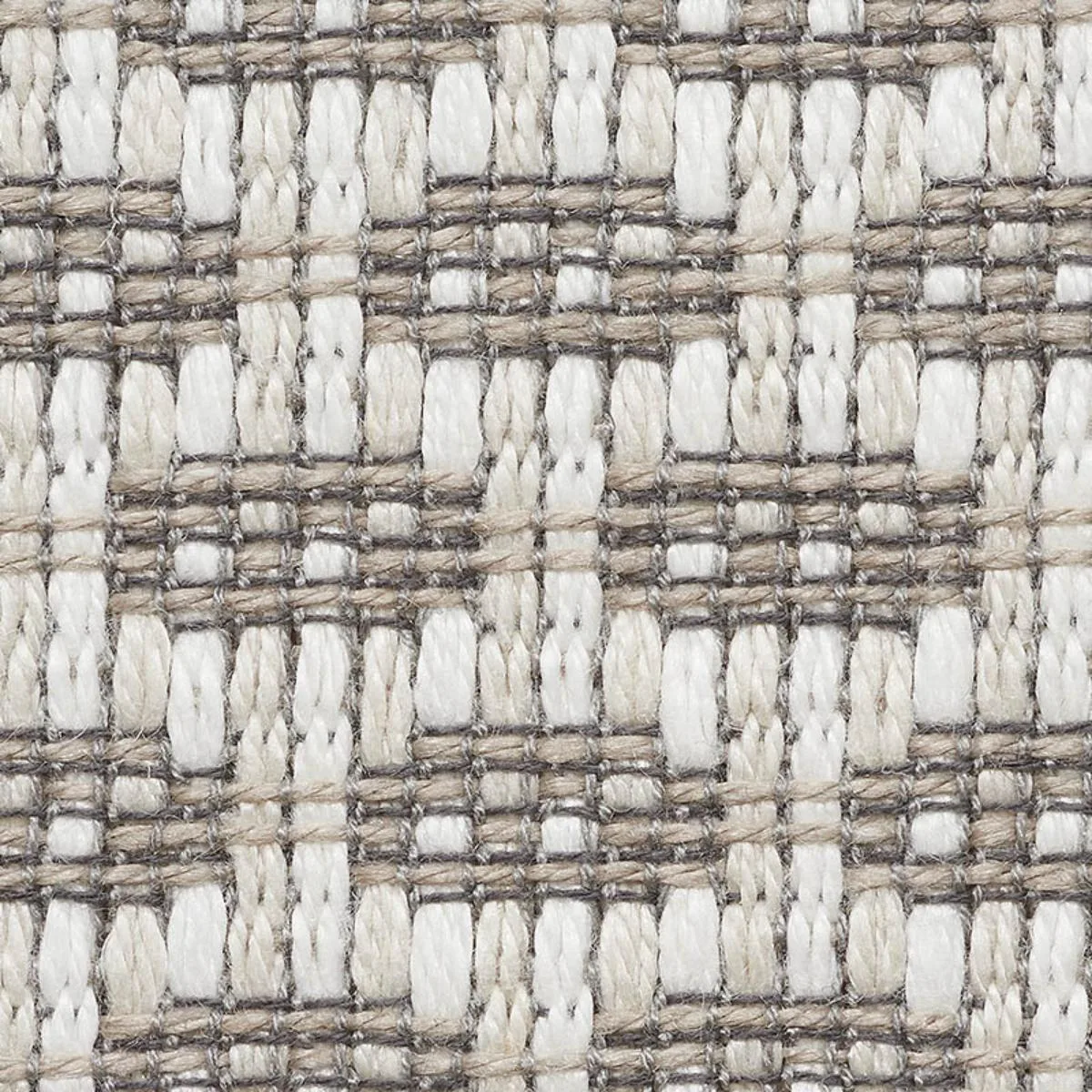 Schumacher 76652 Hickox Indoor/Outdoor Natural fabric swatch
