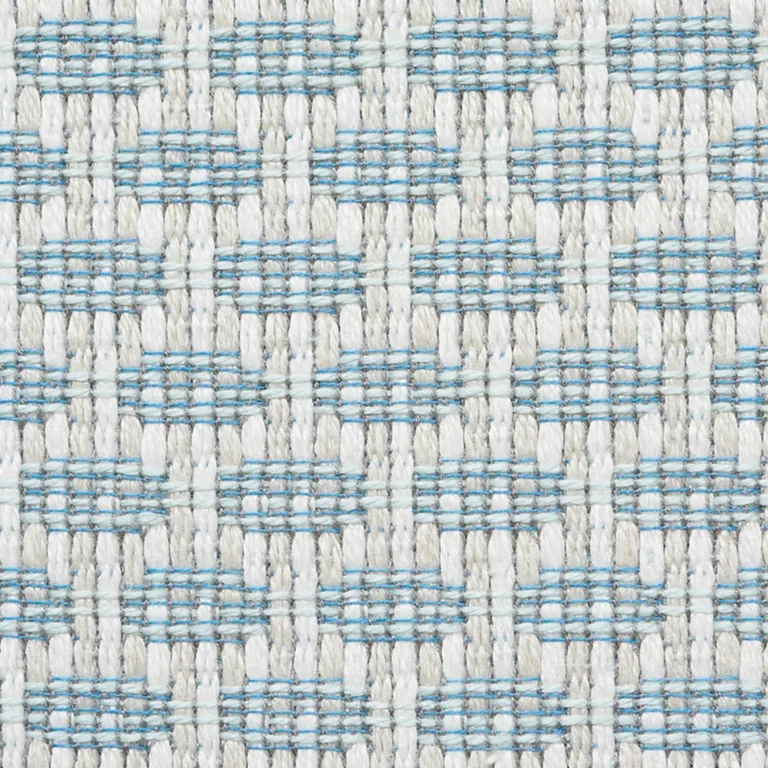 Schumacher 76650 Hickox Indoor/Outdoor Sky fabric swatch