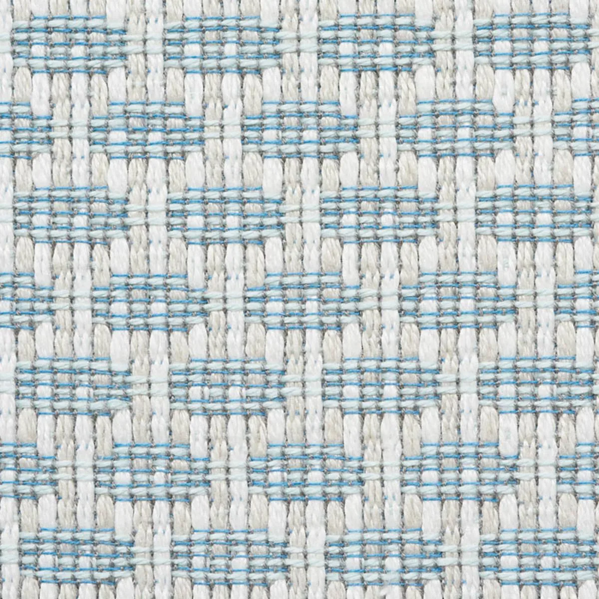 Schumacher 76650 Hickox Indoor/Outdoor Sky fabric swatch
