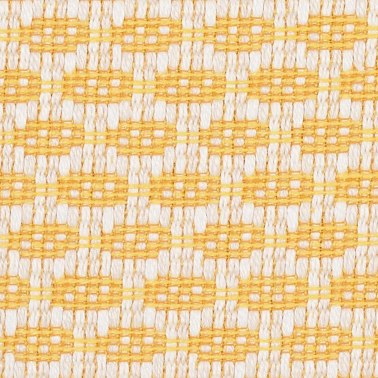 Schumacher 76653 Hickox Indoor/Outdoor Yellow fabric swatch