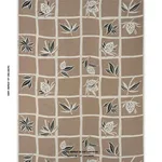 Schumacher 86900 High Line Metallic Brown fabric swatch
