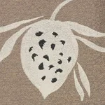 Schumacher 86900 High Line Metallic Brown fabric swatch