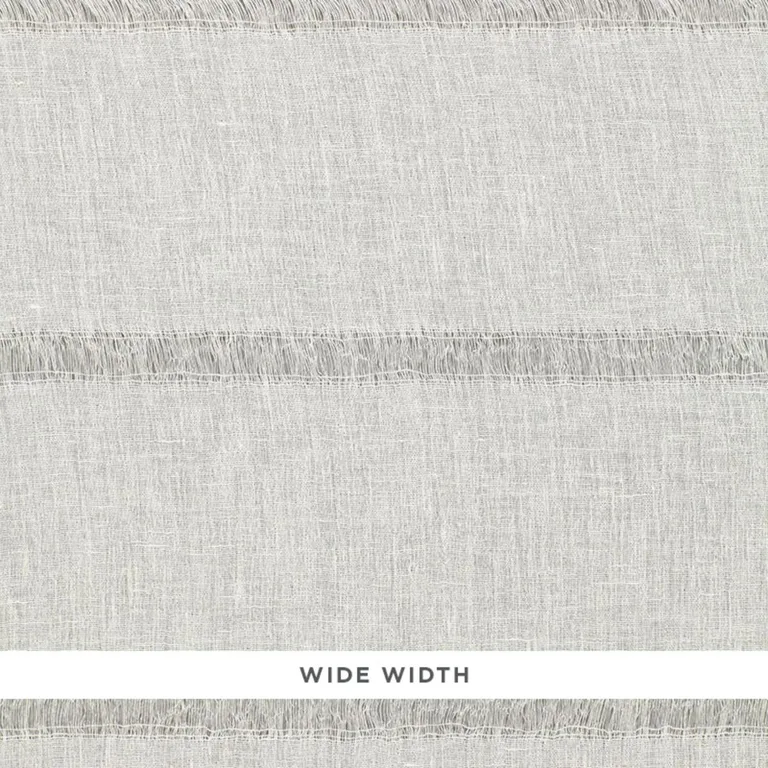 Schumacher 2604270 High Tide Sheer Eggshell fabric swatch