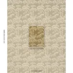 Schumacher 86531 Hinata Olive fabric swatch