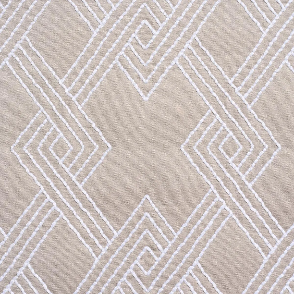 Schumacher 70143 Hix Stone fabric swatch
