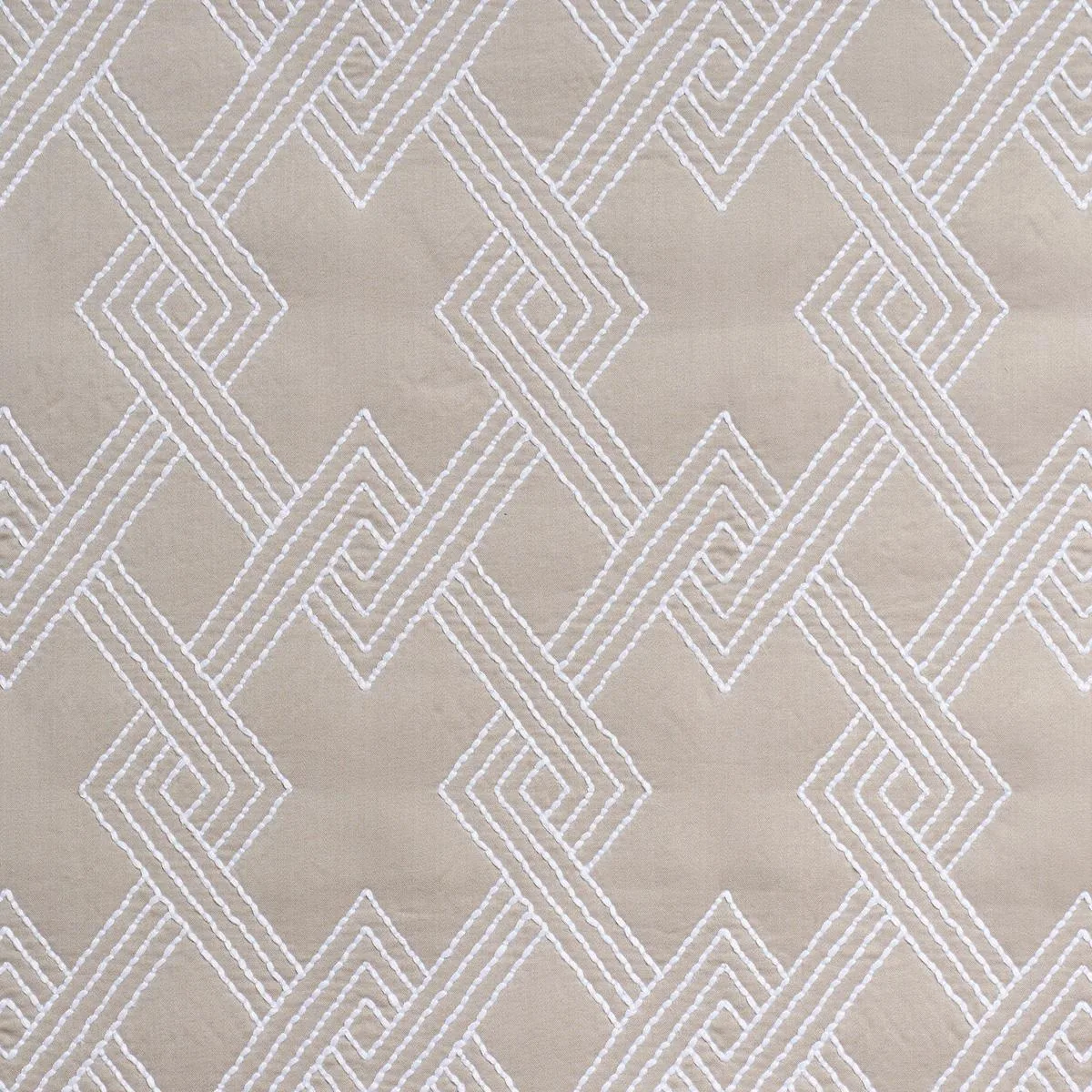 Schumacher 70143 Hix Stone fabric swatch