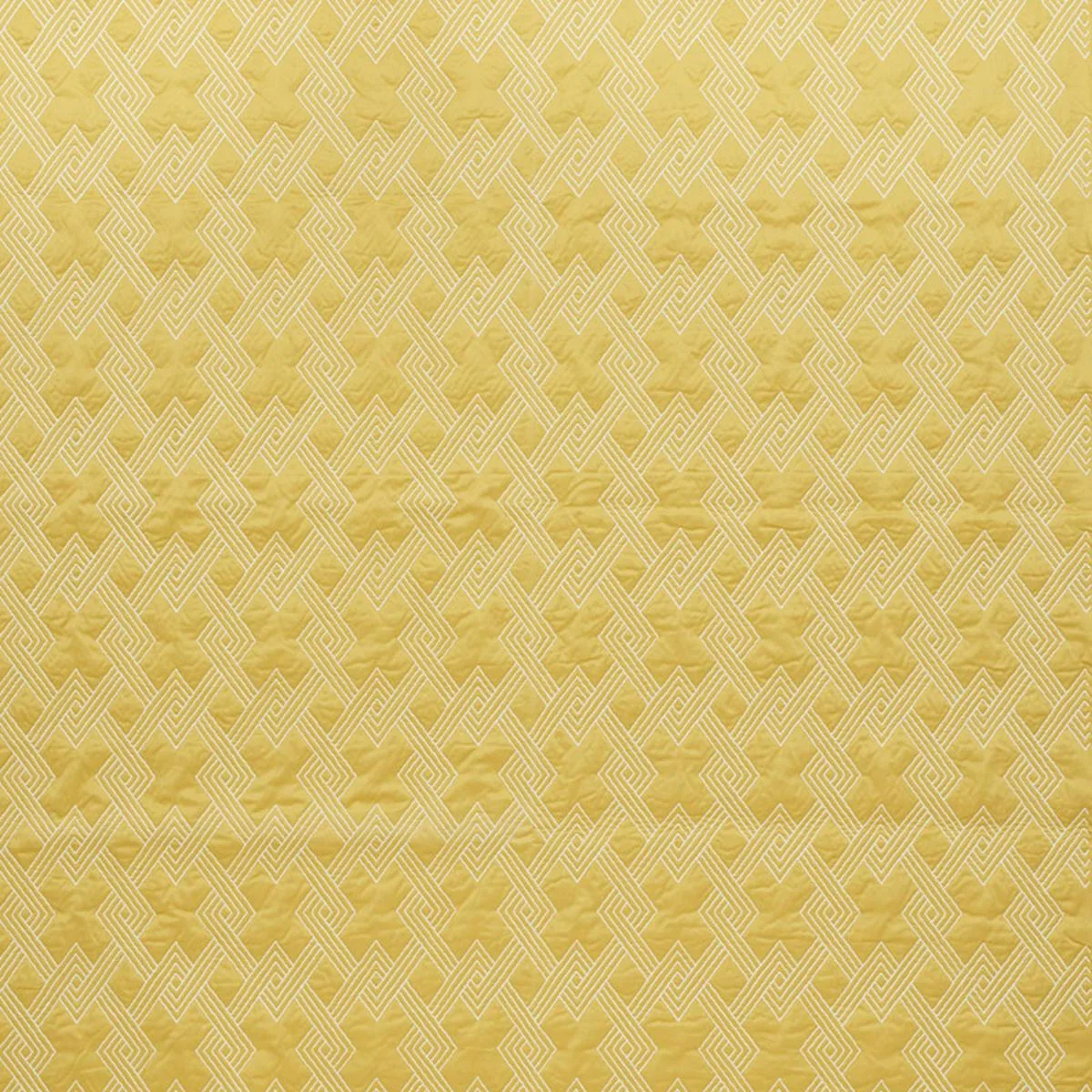 Schumacher 70140 Hix Yellow fabric swatch