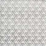 Schumacher 72991 Hoffmann Velvet Silver fabric swatch