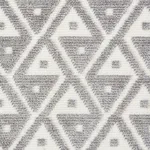 Schumacher 72991 Hoffmann Velvet Silver fabric swatch