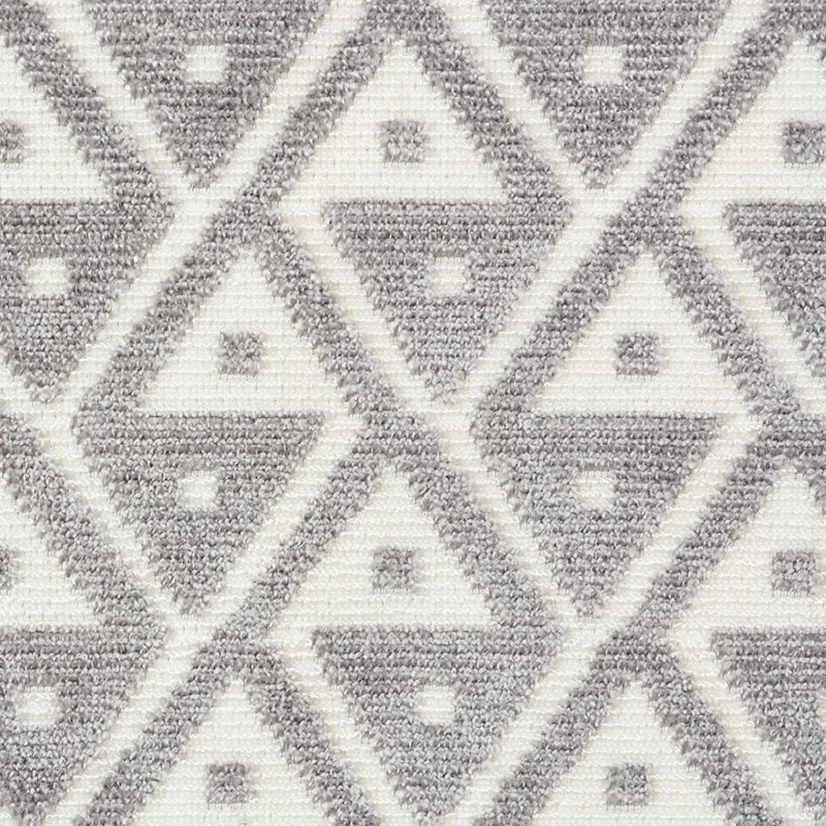 Schumacher 72991 Hoffmann Velvet Silver fabric swatch