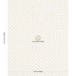 Schumacher 182670 Holden Hand Print Cream fabric swatch