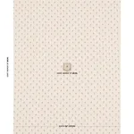 Schumacher 182671 Holden Hand Print Flax fabric swatch