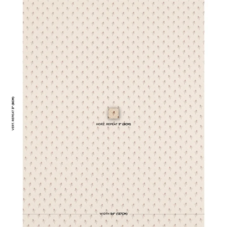 Schumacher 182671 Holden Hand Print Flax fabric swatch
