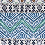 Schumacher 78921 Holmul Hand Woven Blue fabric swatch