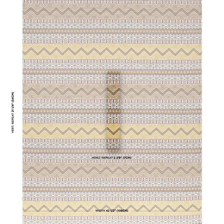 Schumacher 78922 Holmul Hand Woven Ochre fabric swatch