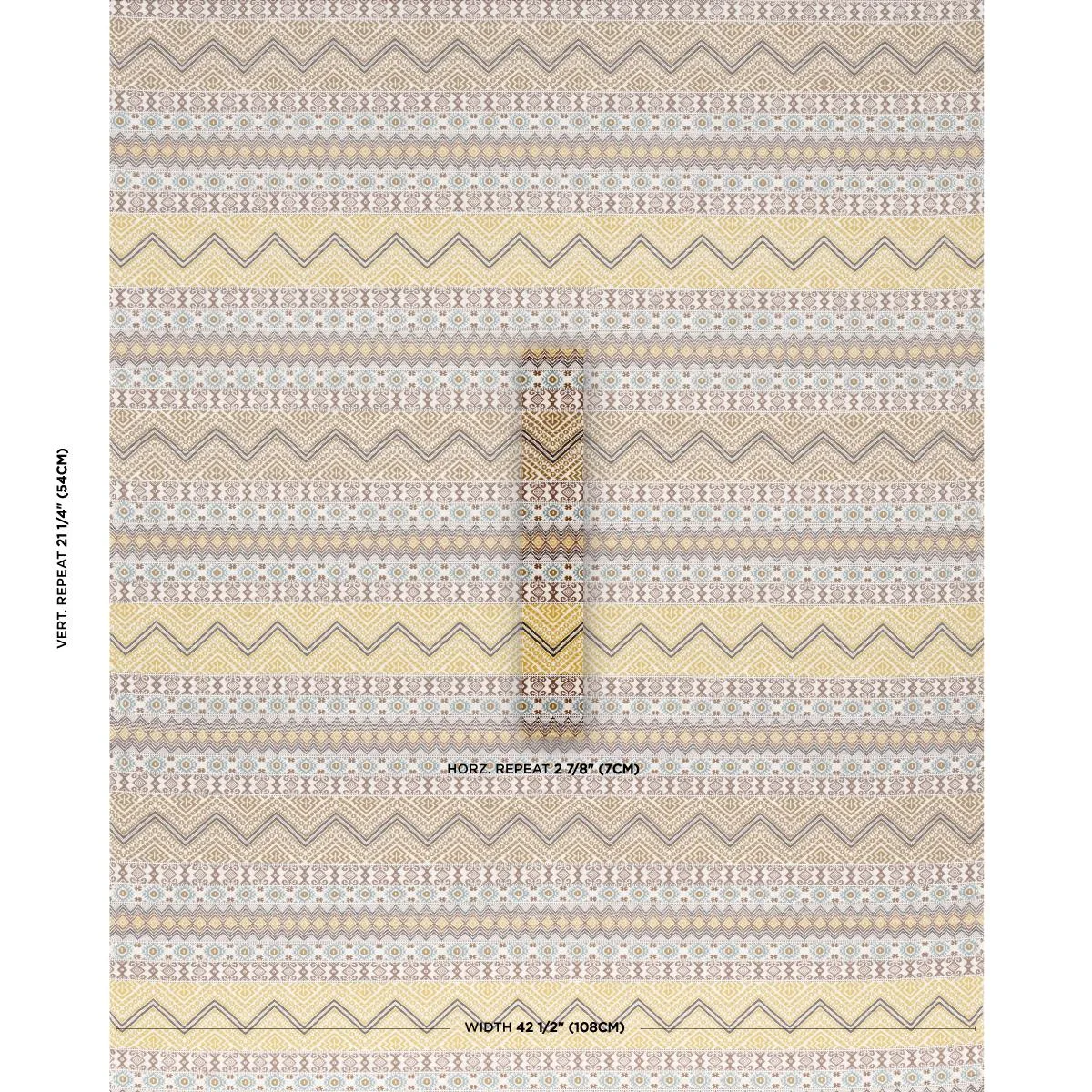 Schumacher 78922 Holmul Hand Woven Ochre fabric swatch