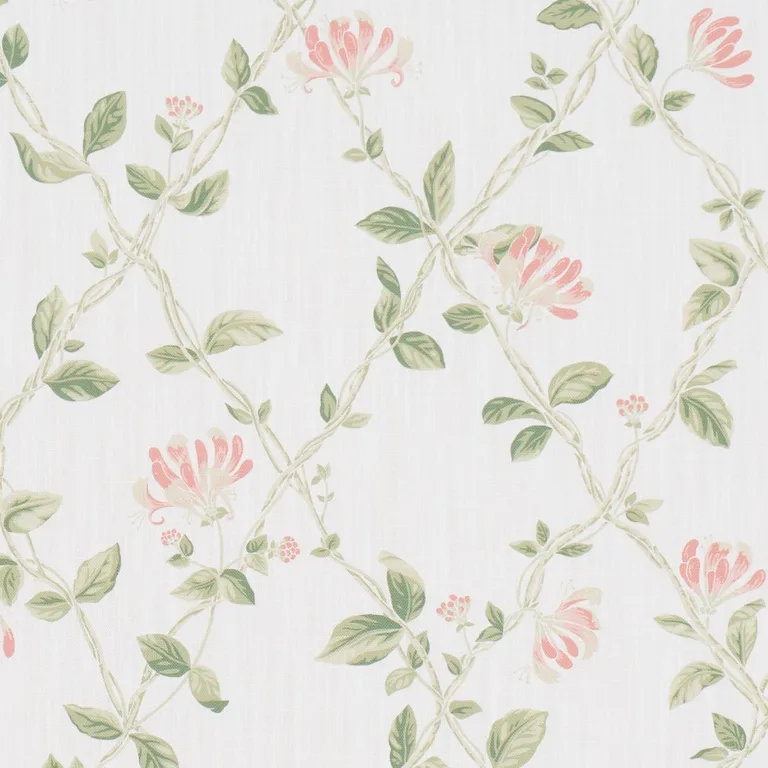 Schumacher 182990 Honeysuckle Leaf fabric swatch