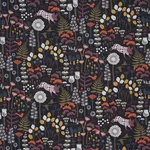 Schumacher 183000 Hoppmosse Midnight fabric swatch