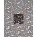 Schumacher 183000 Hoppmosse Midnight fabric swatch