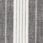 Schumacher 72601 Horst Stripe Blackwork fabric swatch