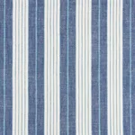 Schumacher 72600 Horst Stripe Delft fabric swatch