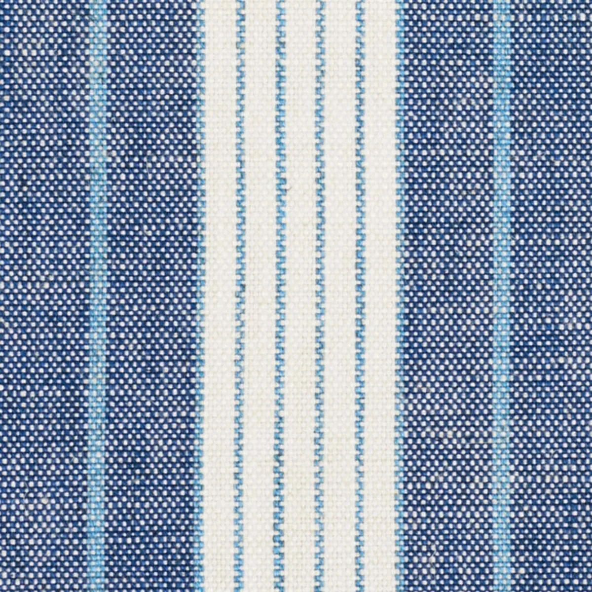 Schumacher 72600 Horst Stripe Delft fabric swatch