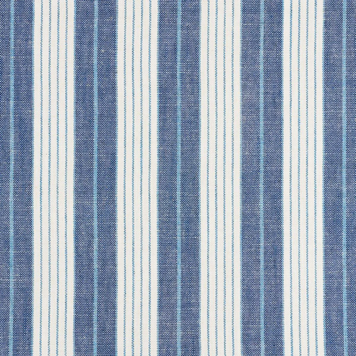 Schumacher 72600 Horst Stripe Delft fabric swatch