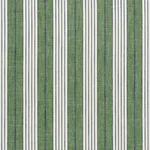Schumacher 72605 Horst Stripe Green fabric swatch