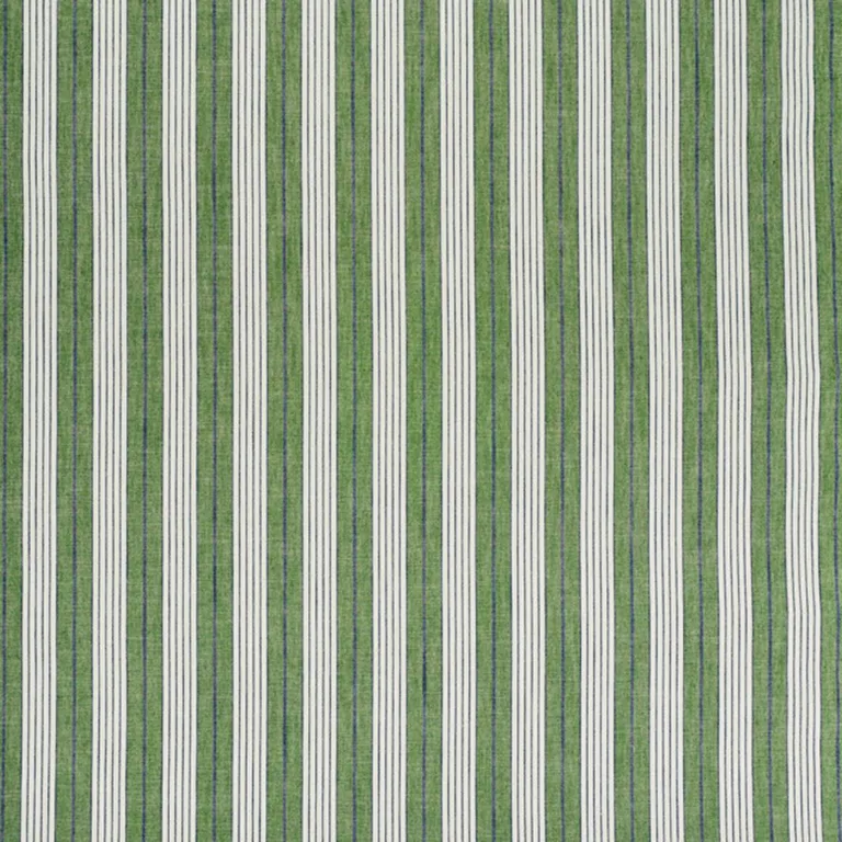 Schumacher 72605 Horst Stripe Green fabric swatch