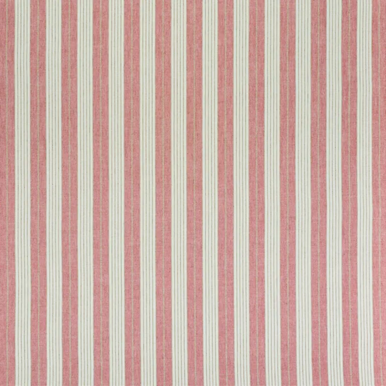 Schumacher 72604 Horst Stripe Rose fabric swatch