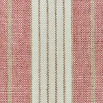 Schumacher 72604 Horst Stripe Rose fabric swatch