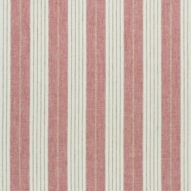 Schumacher 72604 Horst Stripe Rose fabric swatch