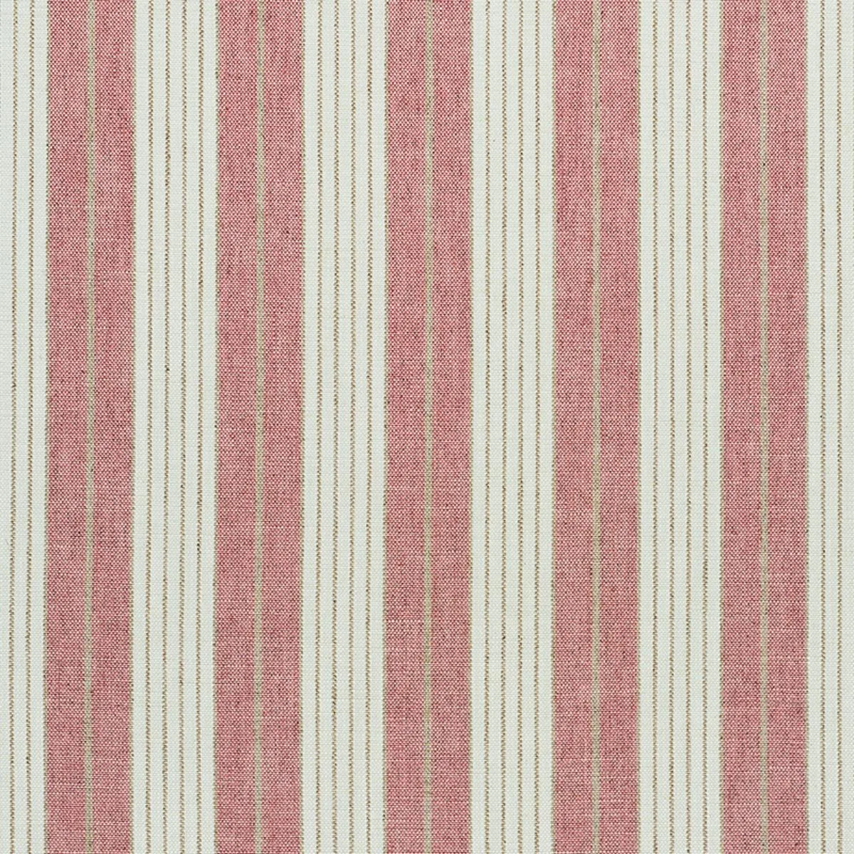 Schumacher 72604 Horst Stripe Rose fabric swatch