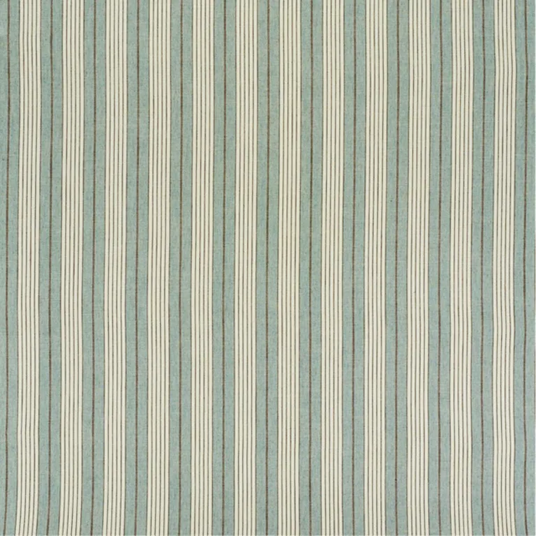 Schumacher 72603 Horst Stripe Sky fabric swatch